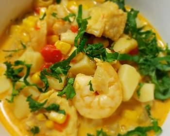 Ultimate Prepare Recipe Island Seafood and Corn Chowder Delicious Steady