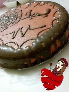 صورة لوصفة كيكة الجيلي