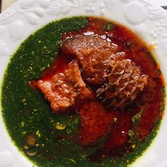 A picture of Ewedu soup (Ayayo).
