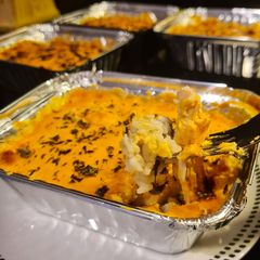 A picture of Kani Cheese Mentai Don (Crab Sticks Cheese Mentai Rice Bowl).