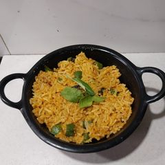 A picture of Vendakkai Rice.