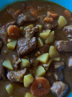 Una foto de Guisado de tacos de cerdo con patatas