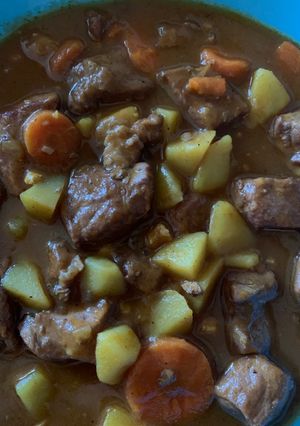 Una foto de Guisado de tacos de cerdo con patatas