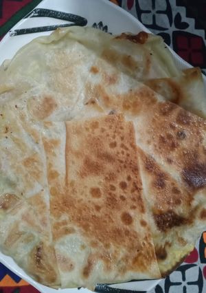 A picture of Muttabaq style pie.