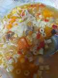 Sopa tipo minestrone