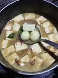 Soto telur puyuh & tahu bumbu bamboe