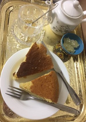 عکسی از دستور کیک وانیلی