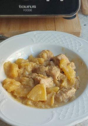 Foto principal de Lomo en salsa agridulce con piña 🍍 en Robot Taurus Foodie