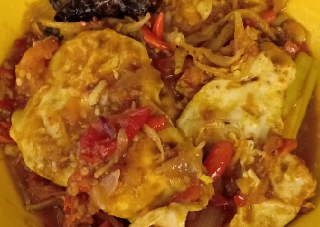 Telor ceplok balado utk buka puasa