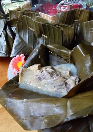 Foto resep Kue carang gesing kopyor isi roti tawar dan pisang
