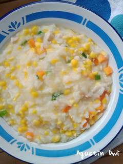 Foto resep Bubur Nasi Sayur Ayam