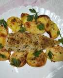 Baked Cod Fillets with Potatoes