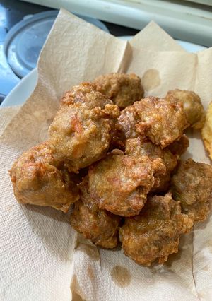 Foto resep Bakso babi goreng
