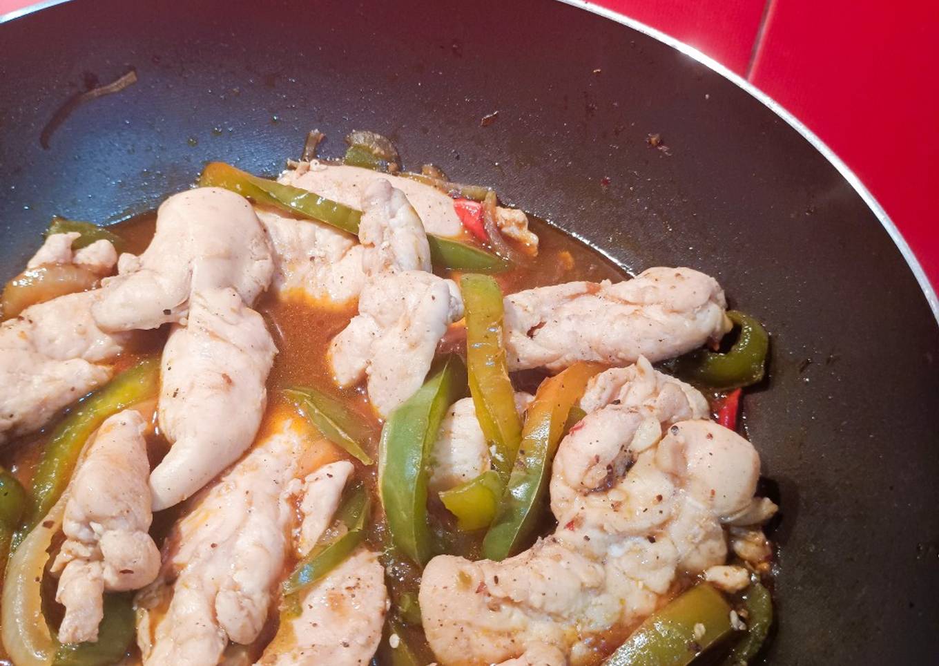 Ayam Fillet Saus Lada Hitam
