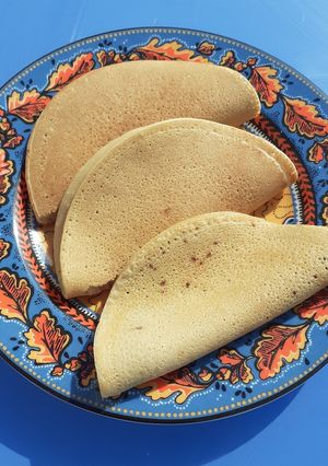 Une photo de Pancakes sans gluten et sans lactose
