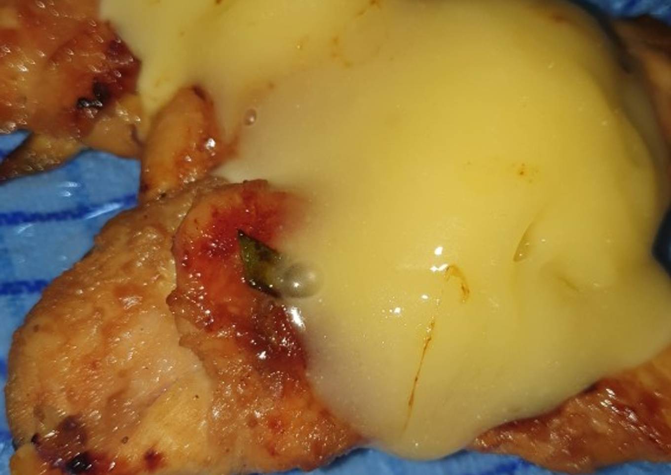 Ayam panggang teflon mozzarela