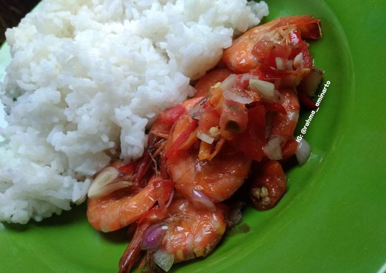 Resep Udang sambel dabu-dabu yang Lezat