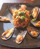 Migas con callos y mejillones