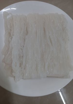 Hình của món Bún hấp.