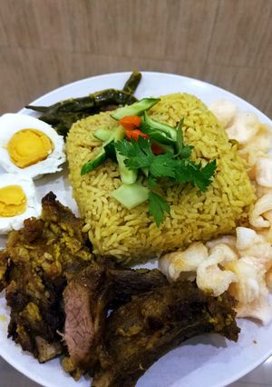 Foto resep Nasi kebuli daging kambing simple