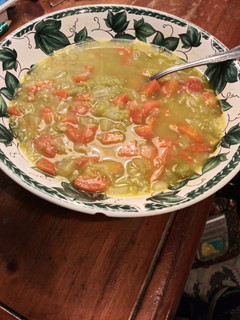 A picture of SPLIT PEA SOUP, VEGETARIAN OR VEGAN.