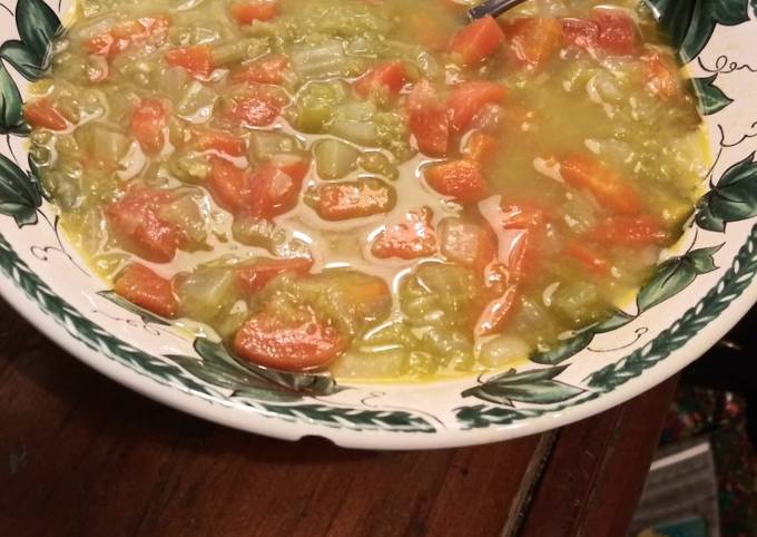 Recipe of Traditional SPLIT PEA SOUP, VEGETARIAN OR VEGAN for Lunch Food