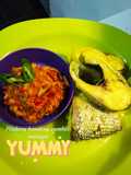 Pindang bandeng sambel mangga