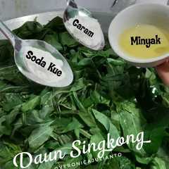 รูปของ Cara merebus daun singkong