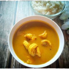 Prawn curry A picture of Prawn curry.