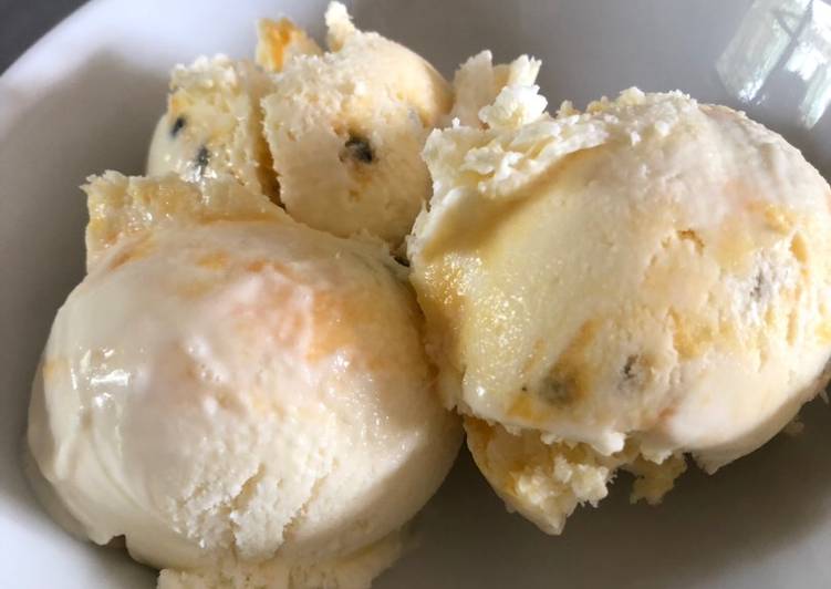 Recipe of Super Quick Homemade Granadilla Yoghurt Ice Cream