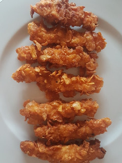 Una foto de Tiras de pollo estilo KFC