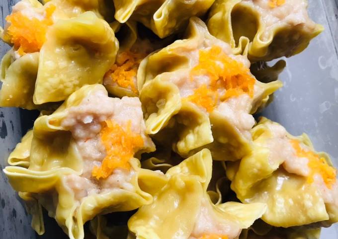 Bagaimana Membuat Siomay ayam udang, Lezat Sekali