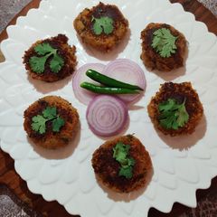 A picture of Sweet potato kebab.