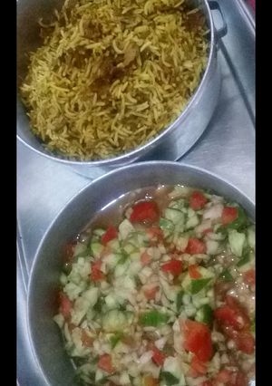 عکسی از دستور پلو کنسروتن ماهی
