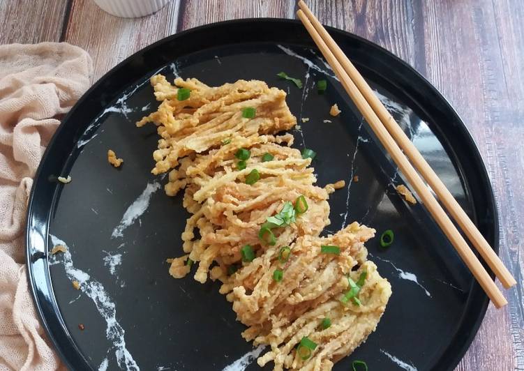 Easiest Way to Make Quick Enoki Celup Tepung #level3