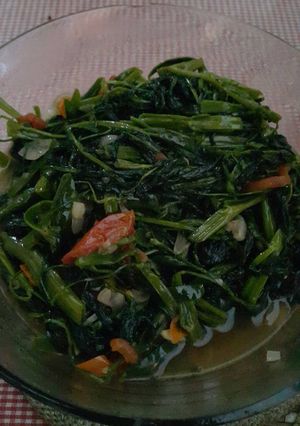 Foto resep Oseng kangkung terasi
