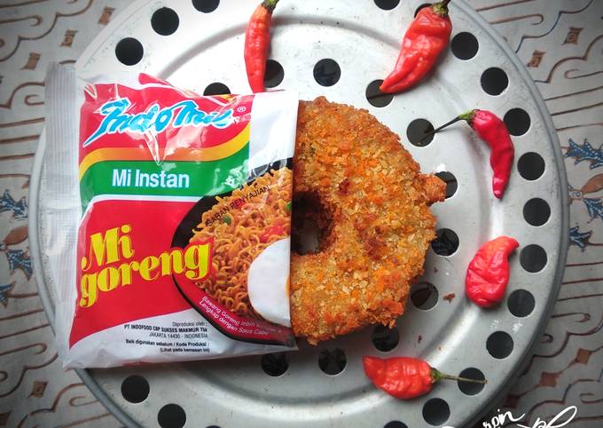 Wajib coba! Resep bikin Donat Indomie  gurih