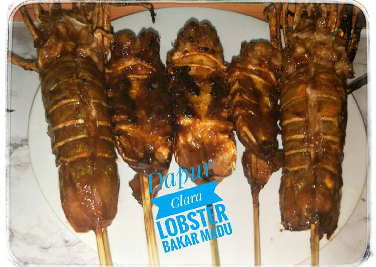 Resep Lobster bakar madu #berburucelemekemas#resolusi2019, Bisa Manjain Lidah