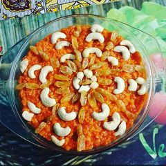 A picture of Carrot halwa recipe without grating | Gajar halwa.
