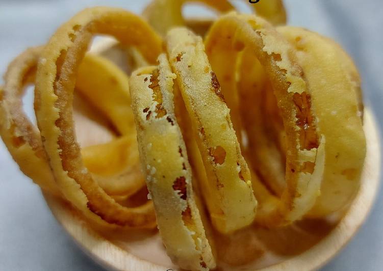 Bagaimana Membuat Onion Ring (versi Tepung Beras) Anti Gagal