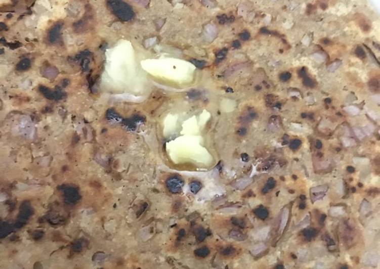 How to Make Favorite Onion paratha