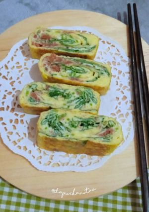 Foto resep Omelette Bayam