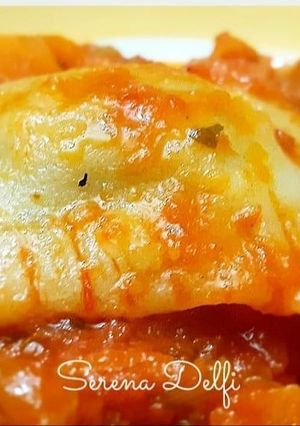 Foto di Ravioli di lampredotto con sugo finto toscano