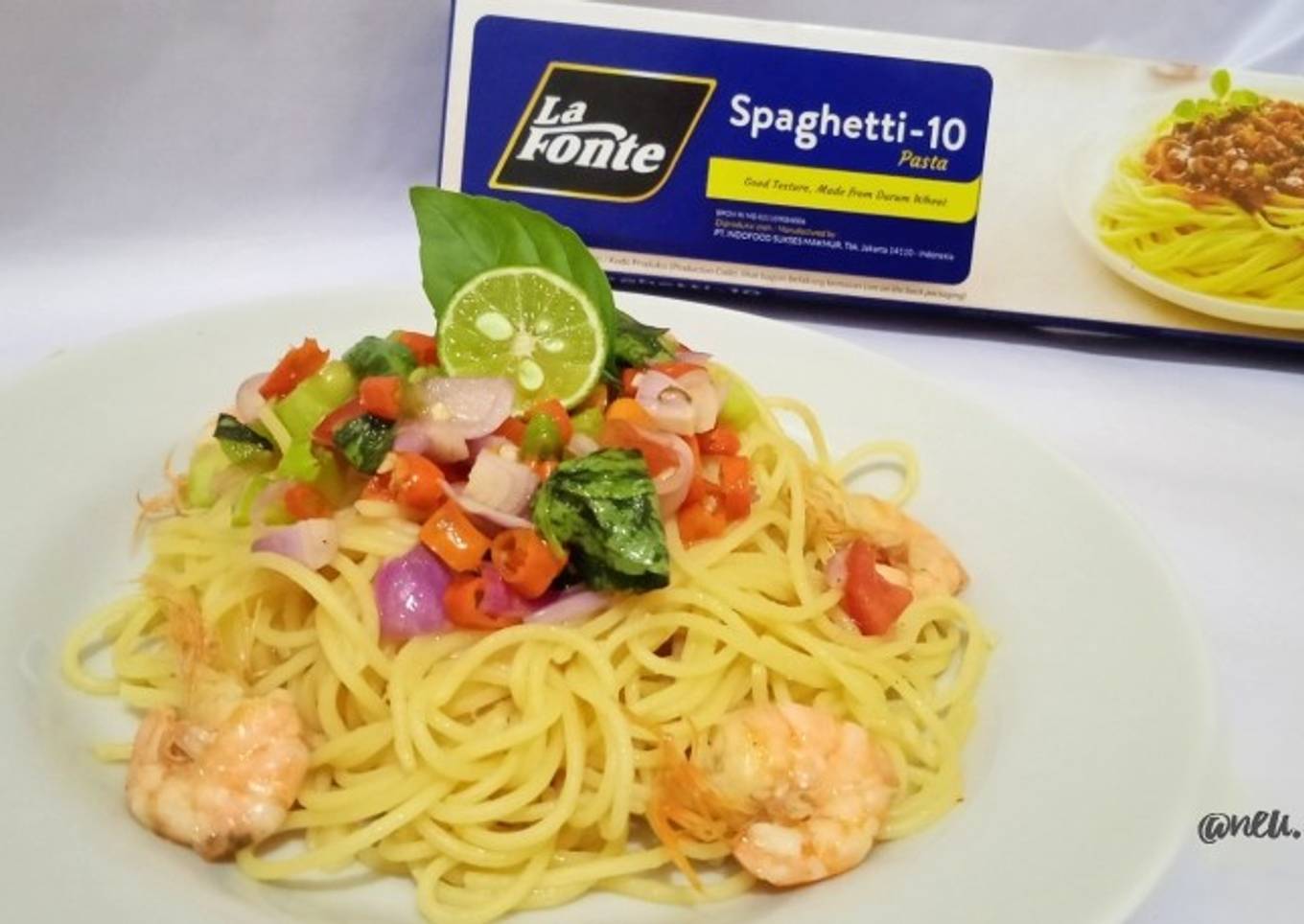Resep Pasta udang sambal dabu-dabu Anti Gagal
