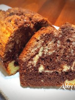 巧克力大理石紋磅蛋糕 的食譜成品照片