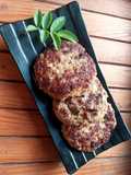 Patty Burger bawang goreng