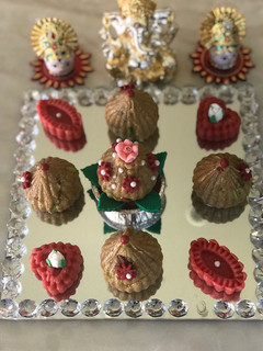 A picture of Oats Modak.
