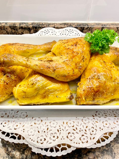 Una foto de Traseros de pollo al horno