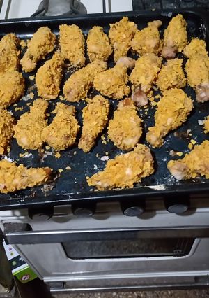 Una foto de Bracitos de pollo crocantes! Sin aceite!