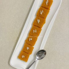 Mango-Coconut Barfi A picture of Mango-Coconut Barfi.